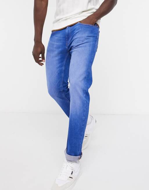 Burton Menswear original slim fit jeans in bright blue MBLUE