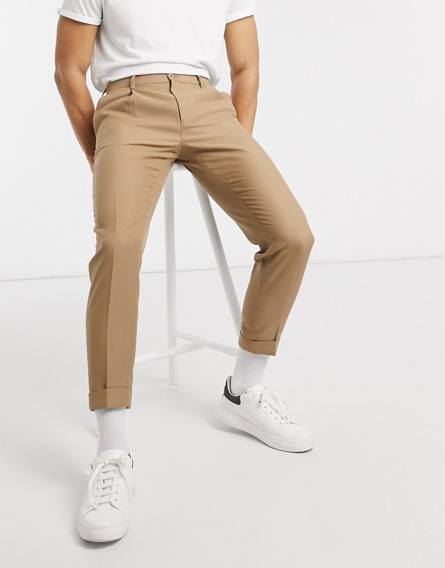 Burton Menswear - Pantaloni affusolati color cuoio