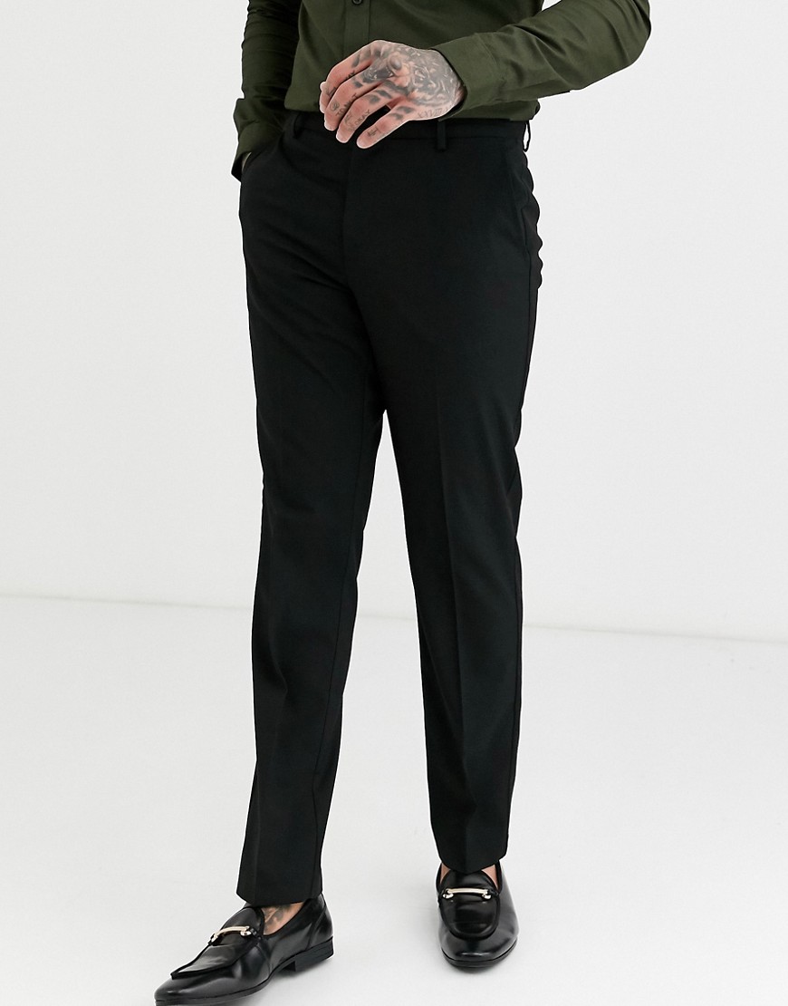 Burton Menswear - Pantaloni eleganti slim neri-Nero