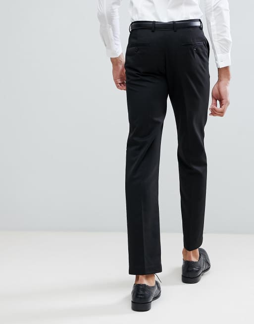 Burton Menswear – Schicke Hose in Schwarz, 2 von 4