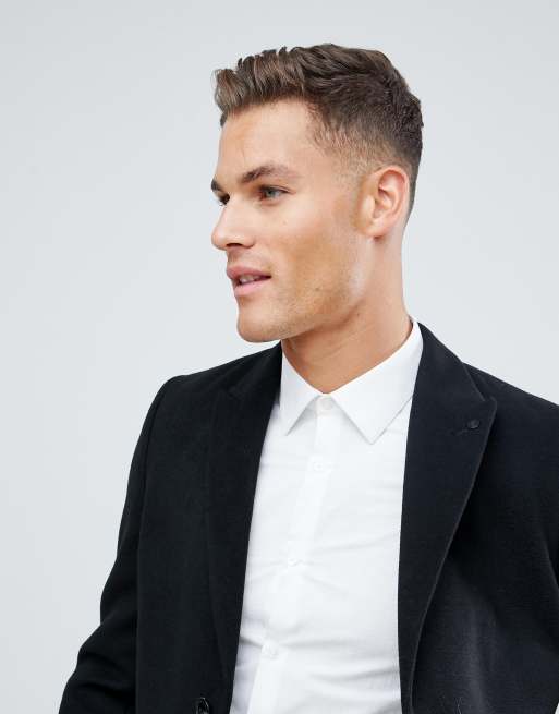 Burton Menswear – Schwarzer Mantel, 3 von 4