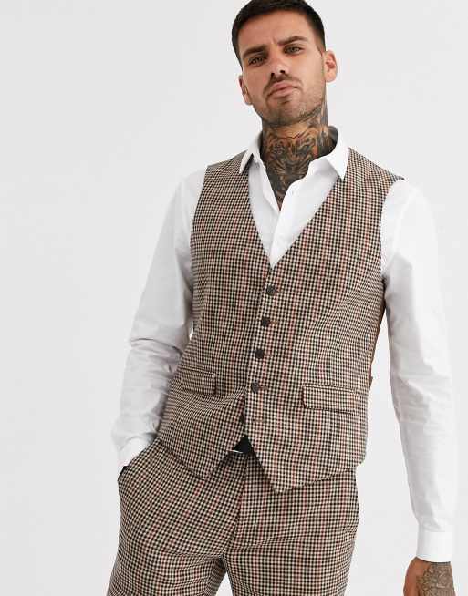 Burton Menswear - Skinny-fit kostuum met opvallende ruit, 4 van 4