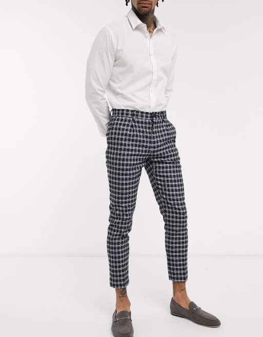 Burton hot sale tartan trousers