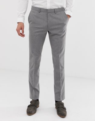 light grey skinny dress pants