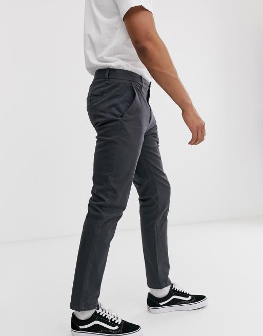 Burton Menswear slim chinos in grey