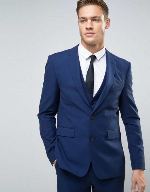 Burton Menswear | Burton Menswear Slim Suit Jacket in Navy