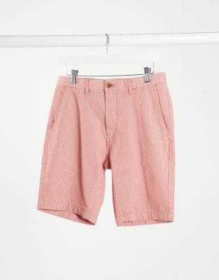 pink striped shorts