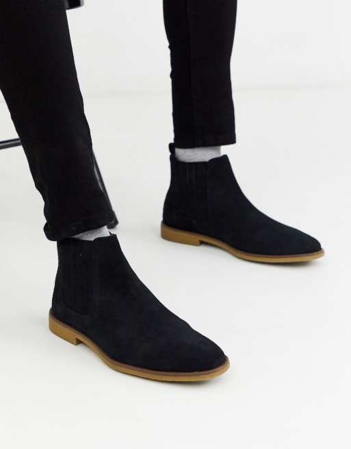 Burton suede shop chelsea boots