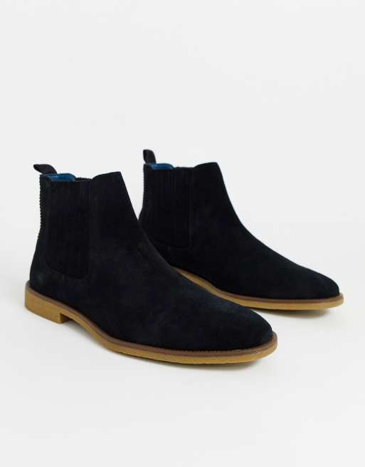 Burton suede sales chelsea boots