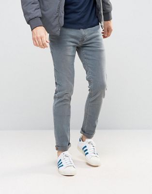Burton Menswear Super Skinny Blue Grey Jeans