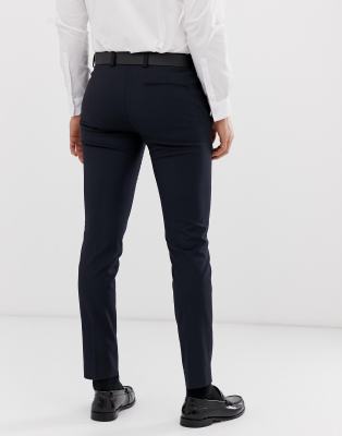 skinny fit smart pants