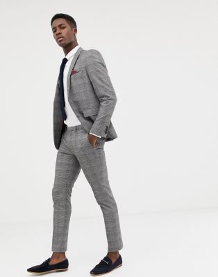 super skinny fit suit pants