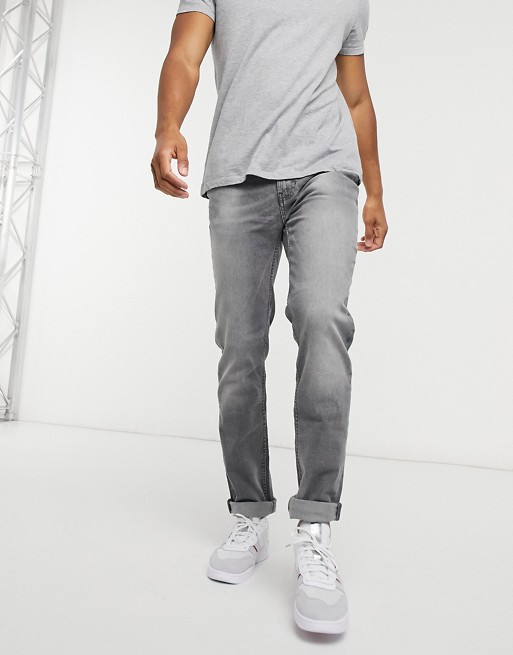 Burton Menswear tapered jeans in grey