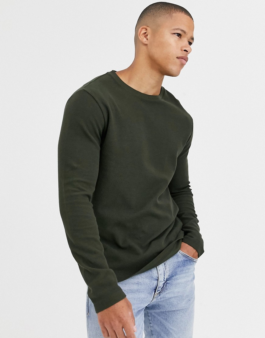 Burton Menswear - Top met lange mouwen in groen