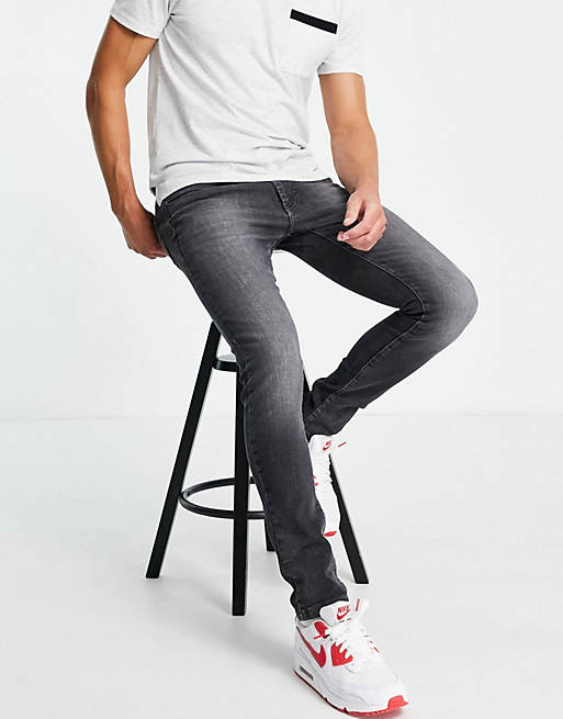 Burton skinny fit jeans in light grey