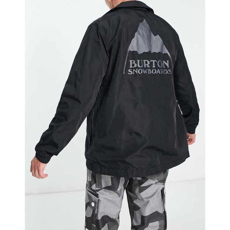 Burton Snow coach jacket in black ASOS