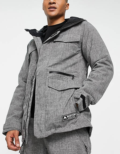 Burton Snow Covert ski jacket in grey