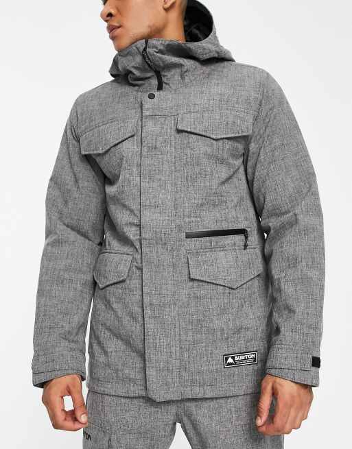 Burton grey 2025 snowboard jacket