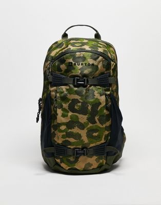 Burton Snow Day Hiker 25L backpack in camo green