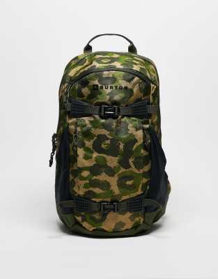 Burton Snow Day Hiker 25L backpack in camo green