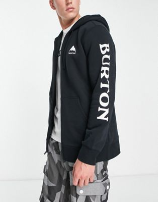 Burton Snow Elite full zip hoodie in black