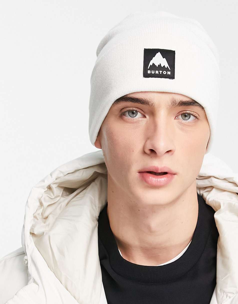 Burton Snow Kactusbunch tall beanie in white vivatumusica