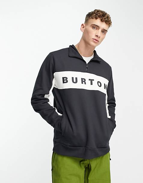Burton Snow Lowball quarter-zip fleece in black