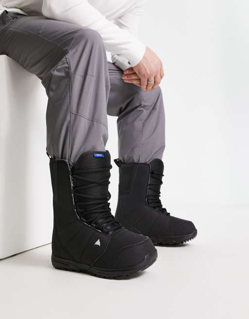 Burton Snow Moto Lace snowboard boots in black ASOS