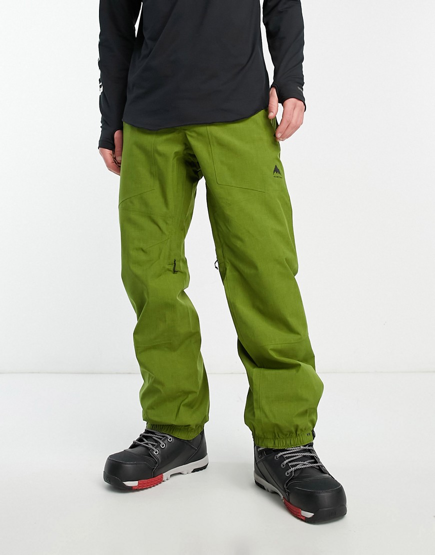 burton snow plus - melter - pantaloni da sci verdi-verde