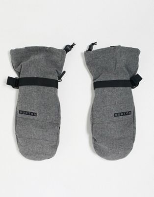 Burton Snow profile mittens in grey