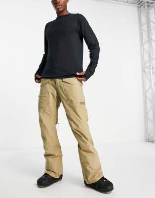 tan burton snowboard pants