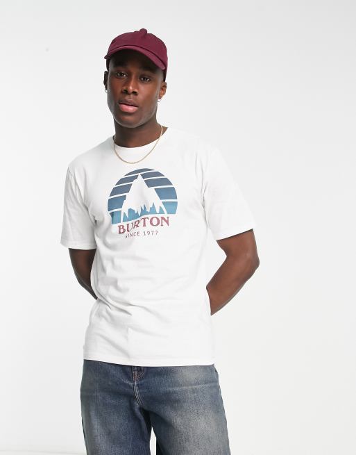 Burton Snow Underhill short sleeve t shirt in white