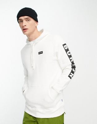 Burton Snow Vault pullover hoodie in white-Black