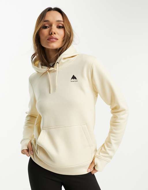 Burton Snowboard – Oak – Gräddvit pullover-huvtröja