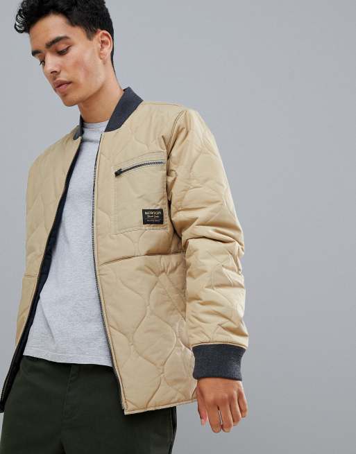 Men's burton mallett bomber jacket sale