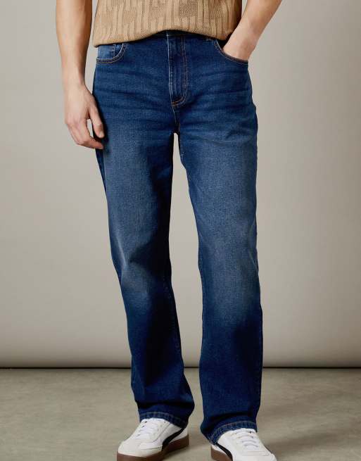 Burton Stretch Straight Fit Jeans in dark blue, 5 of 5