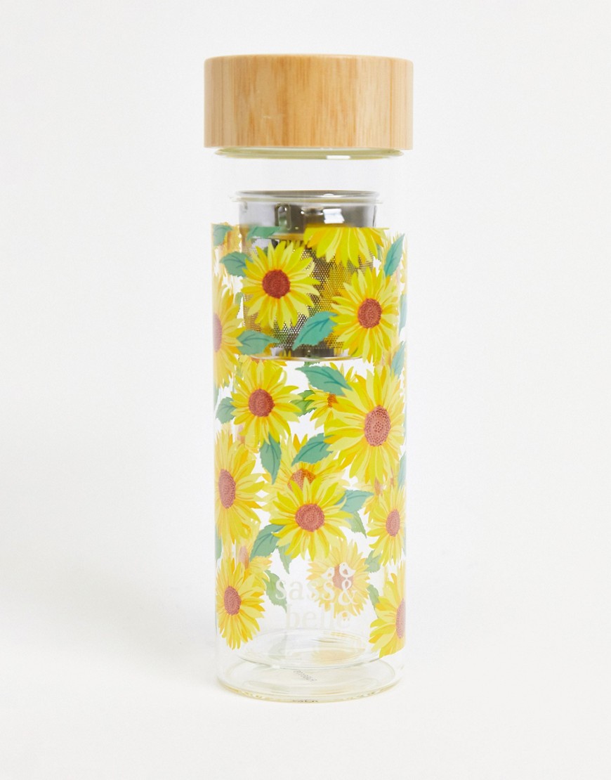 фото Бутылка для воды с заварочным отсеком sass & belle-желтый