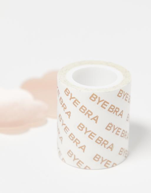 By Bra – Zestaw z 3 mm taśmą do biustu i satynowymi osłonkami na sutki, 3 z 4