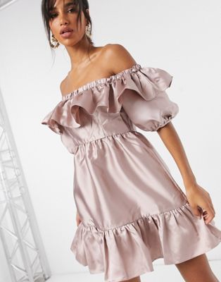 blush mini dress