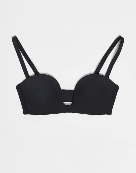 Bye Bra - Diepuitgesneden strapless bh in zwart - view 1