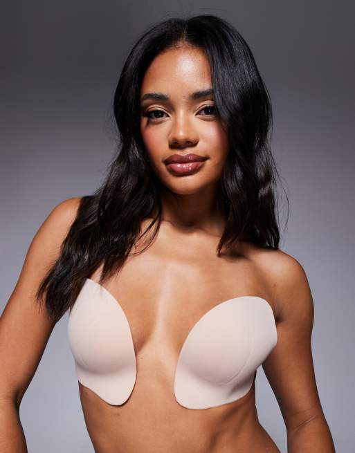 Bye Bra - Genanvendelige, selvklæbende pushup-skåle i beige, 4 af 4