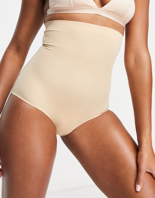 Bye Bra invisible high waist contouring brief in beige