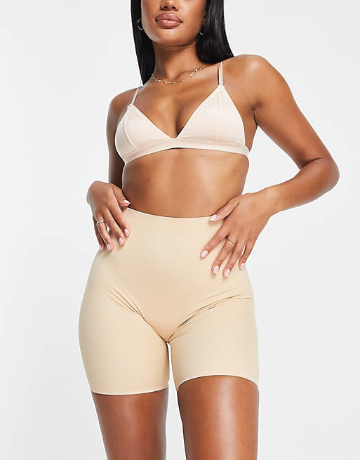 Bye Bra invisible mid waist shaping short in beige