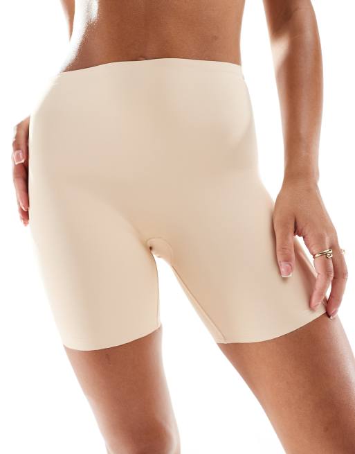 Bye Bra low back highwaist shorts in beige
