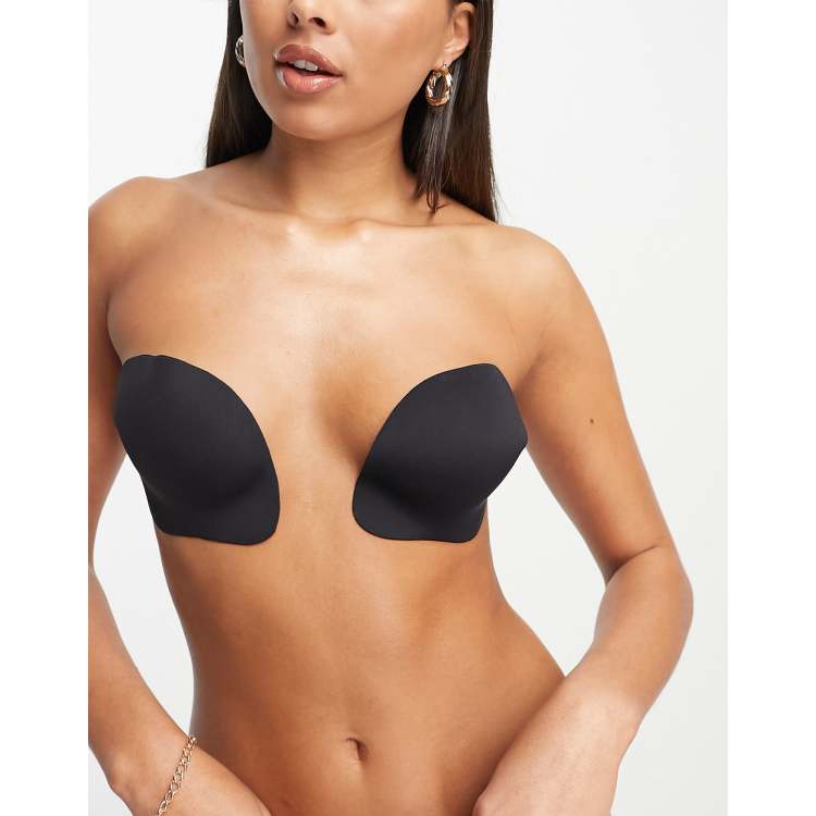 Black Push Up Stick On Bra