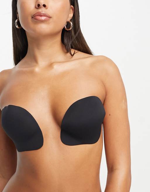 Bye Bra push up reusable stick on cups in black, 2 of 4