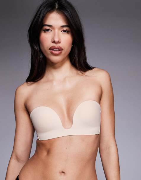 Bye Bra - Soutien-gorge ultra pigeonnant sans bretelles - Beige - view 1