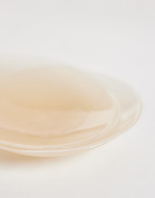 Bye Bra X Nude Intimates stick on silicone nipple covers in beige, 2 of 3