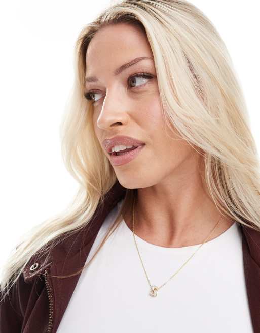 Bymehshake Bubble Letter Necklace Letter 'S' Gold