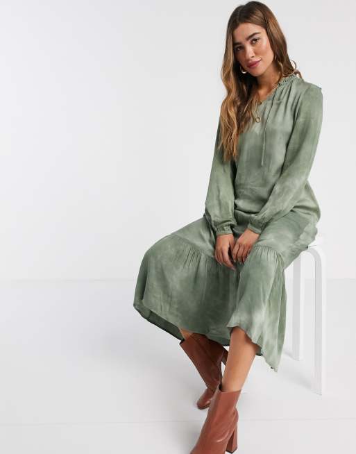 b.Young – Boho-Bluse mit Batikmuster